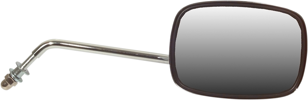 EMGO Mirror - Side View - Plain Face/Rectangle - Short Stem - Right - Bolt-On - Each 20-21713