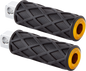 ARLEN NESS Diamond Foot Pegs - Male Mount - Gold 400-055