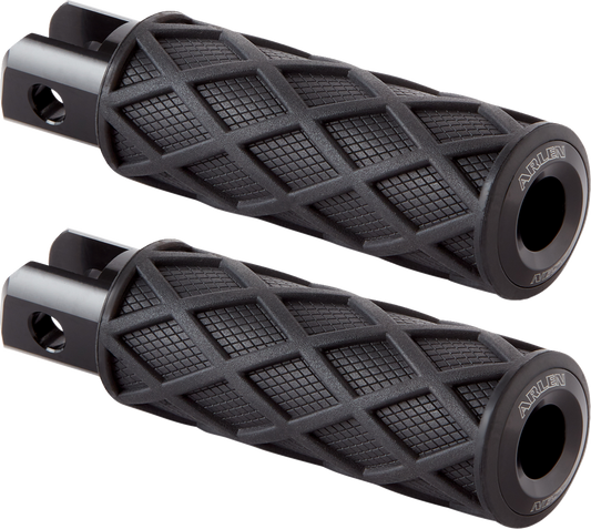 ARLEN NESS Diamond Foot Pegs - Driver - Black 400-051