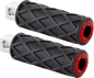 ARLEN NESS Diamond Foot Pegs - Male Mount - Red 400-056