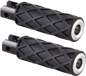 ARLEN NESS Diamond Foot Pegs - Driver - Chrome 400-052