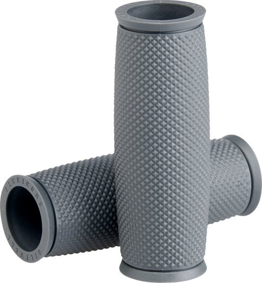 BILTWELL Replacement Alumicore Grip Sleeves - 1" - Recoil - Gray 6707-0501