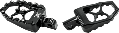 BURLY BRAND MX Evolution Driver Pegs - Black - Sportster/Dyna B13-1015B