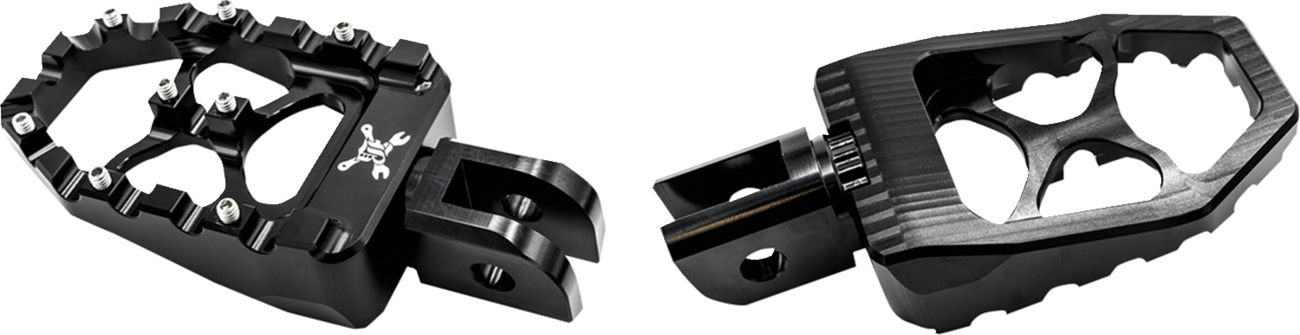 BURLY BRAND MX Evolution Driver Pegs - Black - Softail B13-1016B