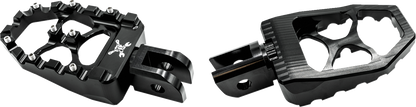 BURLY BRAND MX Evolution Driver Pegs - Black - Softail B13-1016B