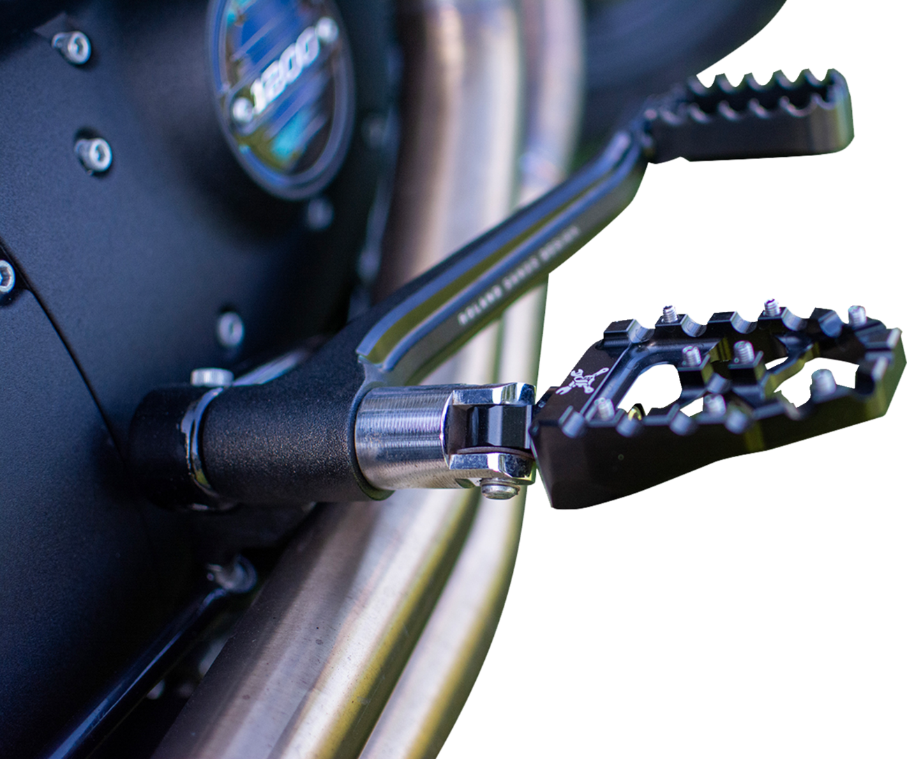 BURLY BRAND MX Evolution Driver Pegs - Black - Sportster/Dyna B13-1015B