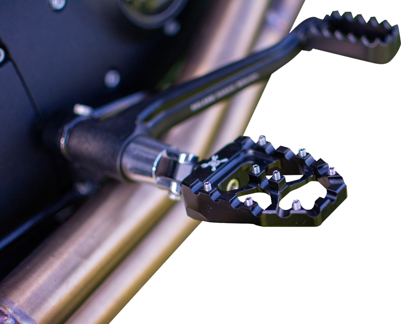 BURLY BRAND MX Evolution Driver Pegs - Black - Sportster/Dyna B13-1015B