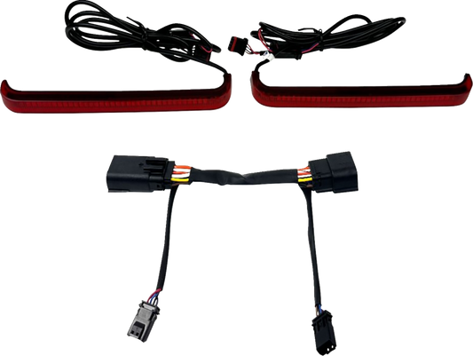 CUSTOM DYNAMICS LED Saddlebag Light - Low-Profile - Red CD-LP-23-R