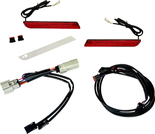 CUSTOM DYNAMICS LED Reflector Light - Fender - Red CD-TKE-REF-14-R