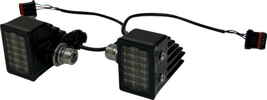 CUSTOM DYNAMICS LED Turn Signals - Front - Gloss Black CD-LRST-FTS-B