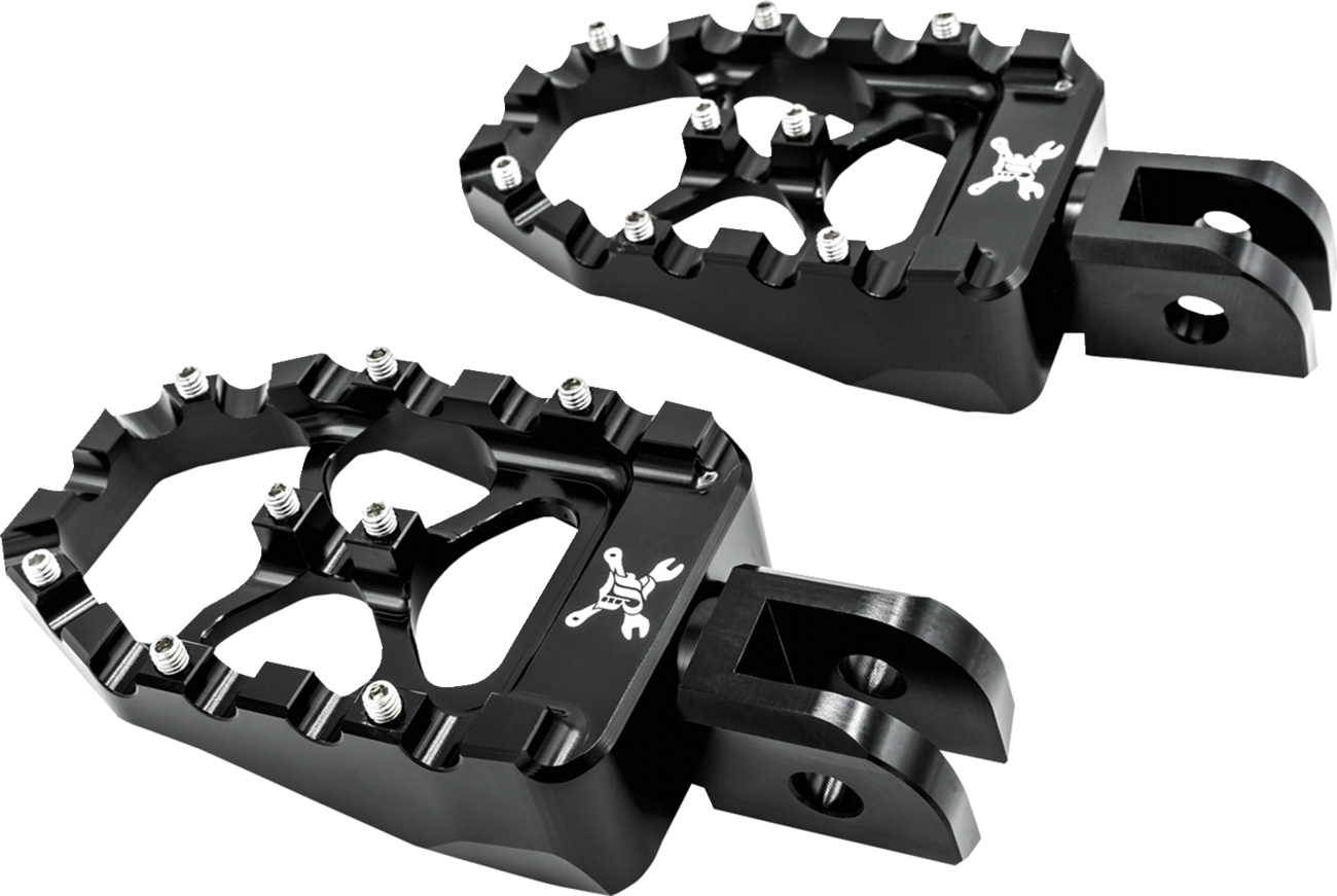 BURLY BRAND MX Evolution Driver Pegs - Black - Softail B13-1016B