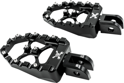 BURLY BRAND MX Evolution Driver Pegs - Black - Softail B13-1016B