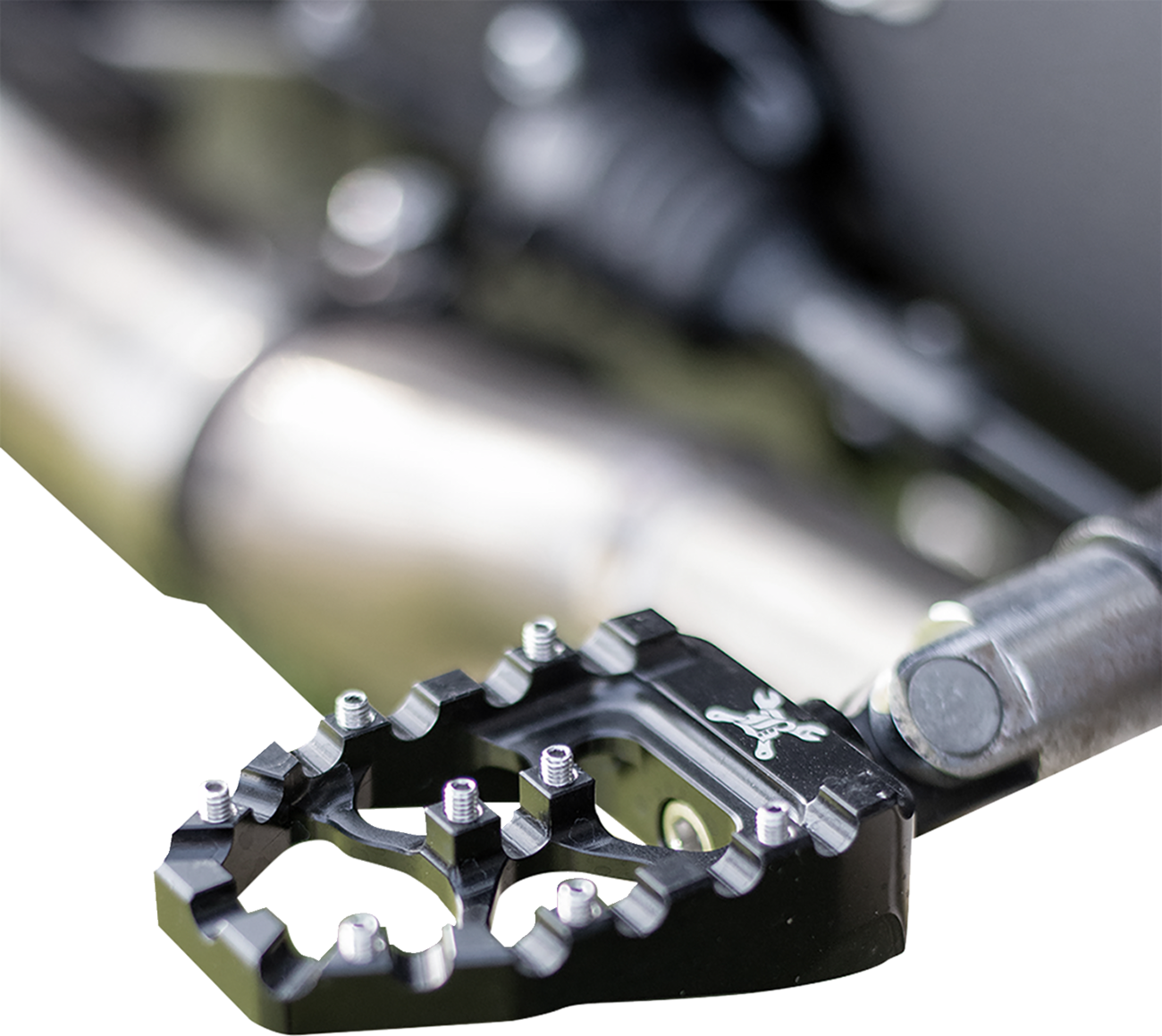 BURLY BRAND MX Evolution Driver Pegs - Black - Sportster/Dyna B13-1015B