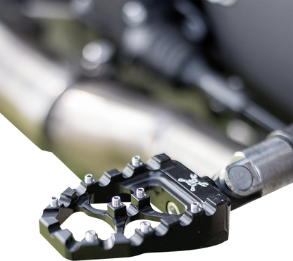 BURLY BRAND MX Evolution Driver Pegs - Black - Sportster/Dyna B13-1015B