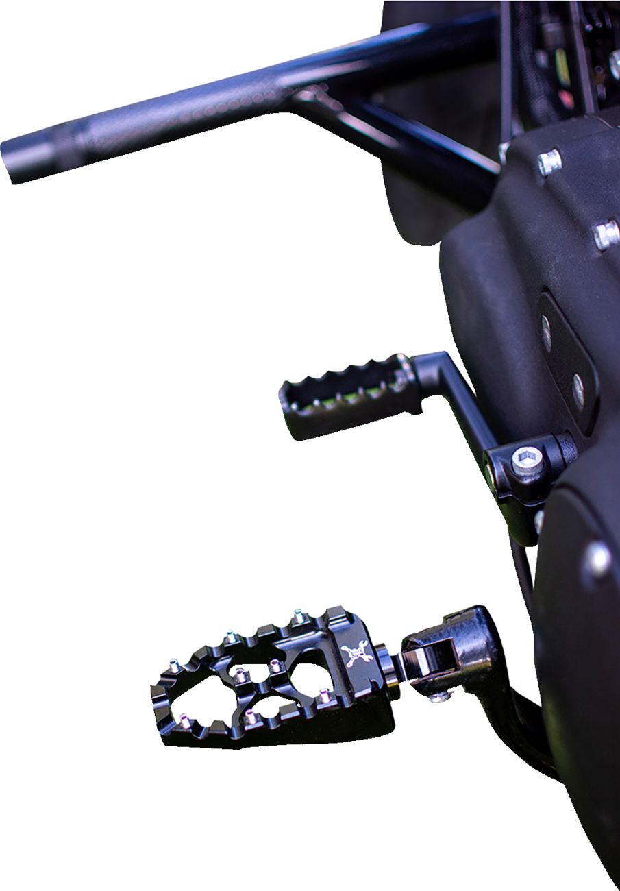 BURLY BRAND MX Evolution Driver Pegs - Black - Sportster/Dyna B13-1015B