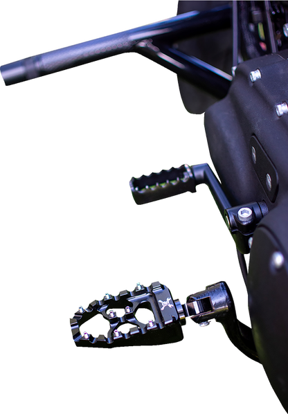 BURLY BRAND MX Evolution Driver Pegs - Black - Sportster/Dyna B13-1015B