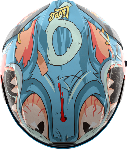 ICON Airform™ Helmet - 9 Lives - MIPS® - Blue - Large 0101-17386