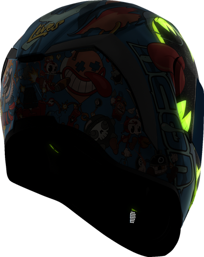 ICON Airform™ Helmet - 9 Lives - MIPS® - Blue - Medium 0101-17385