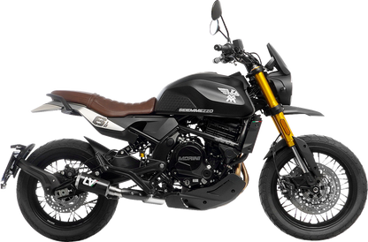 LEOVINCE LV-10 Slip-On Muffler - Carbon Fiber - Seismmezzo 650 SCR/STR 15267CU