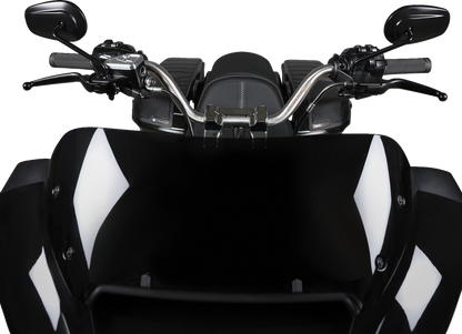 THRASHIN SUPPLY CO. 1" Handlebar - High Bend - Stainless Steel TSC-2715-0