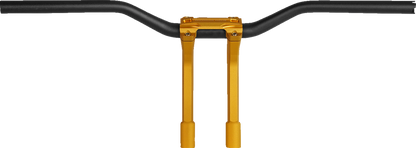 PERFORMANCE MACHINE (PM) Phatbar & Riser Kit - Internal Wiring - 9" - Gold Ops 0208-2195M-SMG