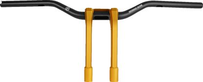 PERFORMANCE MACHINE (PM) Phatbar & Riser Kit - Internal Wiring - 9" - Gold Ops 0208-2195M-SMG