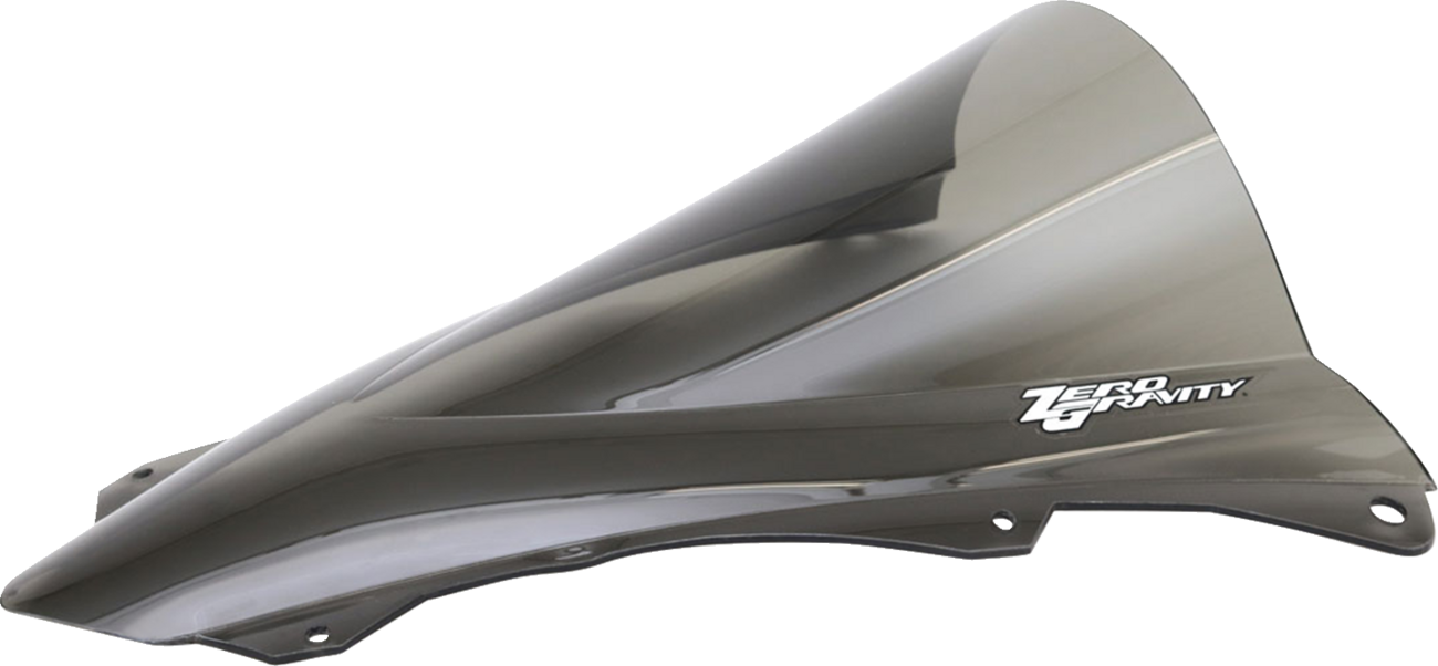 ZERO GRAVITY Double Bubble Windscreen - Light Smoke - ZX-4RR 16-284-02
