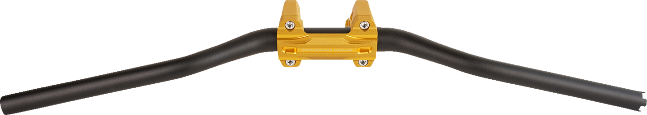 PERFORMANCE MACHINE (PM) Phatbar & Riser Kit - Internal Wiring - 9" - Gold Ops 0208-2195M-SMG
