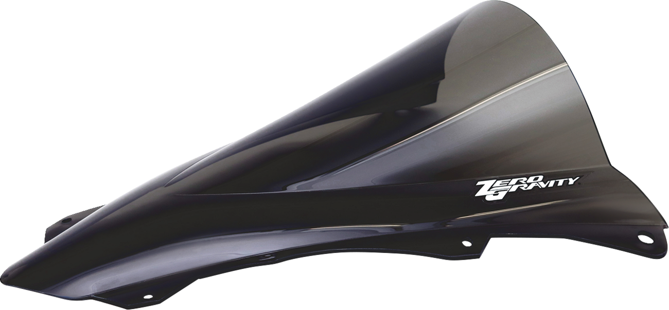 ZERO GRAVITY Double Bubble Windscreen - Dark Smoke - ZX-4RR 16-284-19