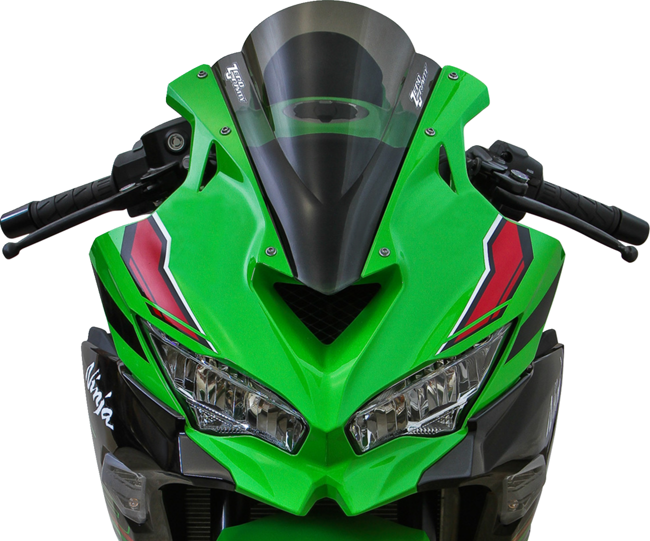 ZERO GRAVITY Double Bubble Windscreen - Light Smoke - ZX-4RR 16-284-02