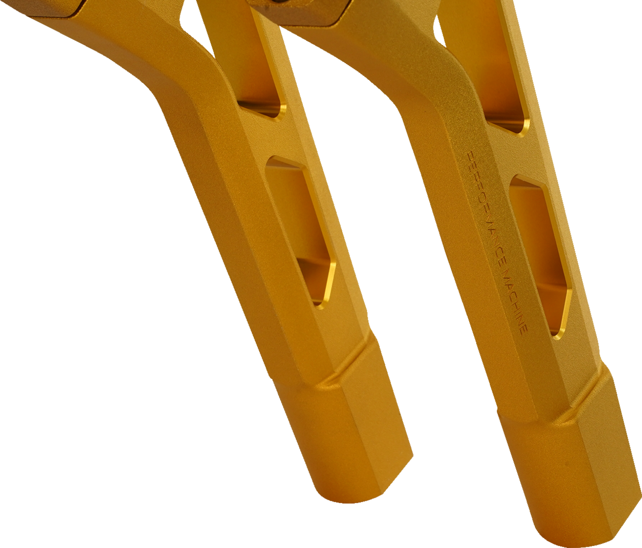 PERFORMANCE MACHINE (PM) Phatbar & Riser Kit - Internal Wiring - 9" - Gold Ops 0208-2195M-SMG
