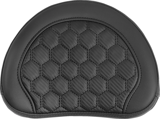SADDLEMEN RoadSofa™ Sissy Bar Pad - Honeycomb - Black Stitching 051319000