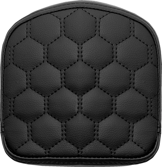 SADDLEMEN RoadSofa™ Sissy Bar Pad - Honeycomb - Black Stitching 040849