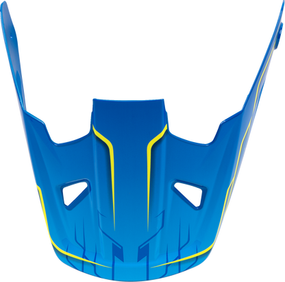 Z1R Rise 2.0 Visor - Teal/Yellow 0134-3732