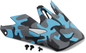 Z1R Rise Visor Kit - Camo Blue (Part No. 0132-1336) for Z1R Rise Helmets