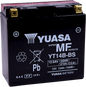 YUASA AGM Battery YUAM624B4 YT14B-BS - 0.60 Liter Sealed Absorbed-Glass Mat Design