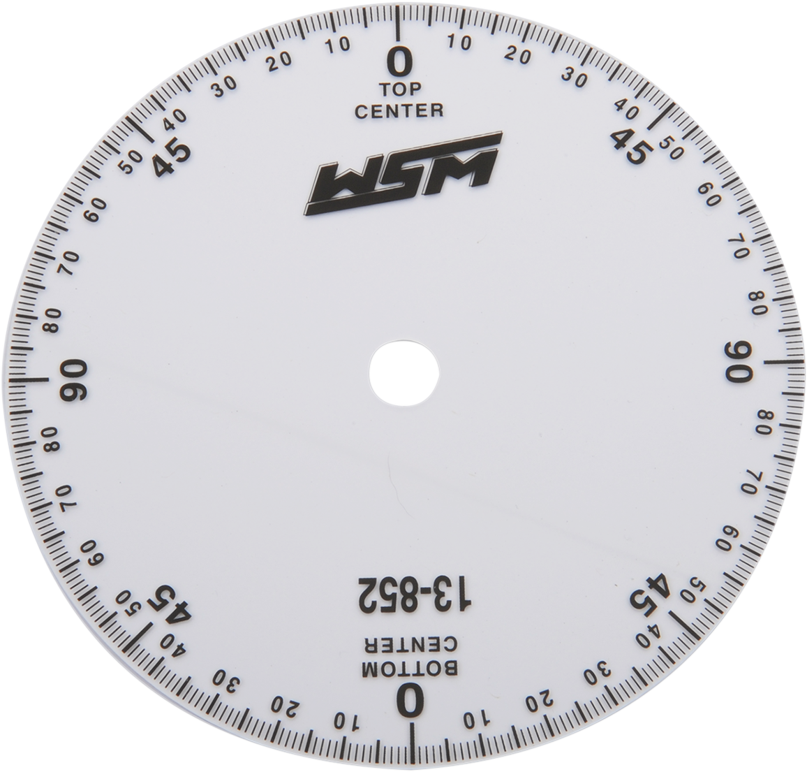 WSM Degree Wheel 13-852 for Engine Timing and Calibration