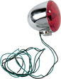 CHRIS PRODUCTS 8431R Turn Signal with Flat Red Lens and Chrome Housing