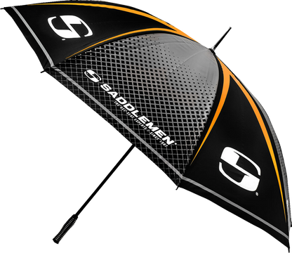 SADDLEMEN Umbrella - Black/Gray/Orange 9501-0292