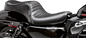 LE PERA Cherokee Seat - Pleated - Black - XL '04-'22 LK-026PT