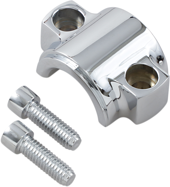 KLOCK WERKS Axle Cap - Lower Fork Leg - Chrome KWS-01-0010-C