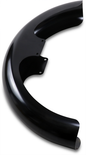 KLOCK WERKS Wrapper Front Fender - Black - 21" Wheel - HD Dyna/Softail KWF-02-0500S