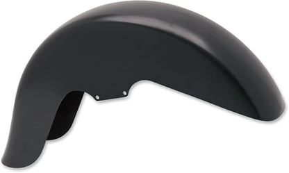 KLOCK WERKS Benchmark Front Fender - For Raked Frames - Black - 26" - HD Touring/Trike KWF-01-0245-2014