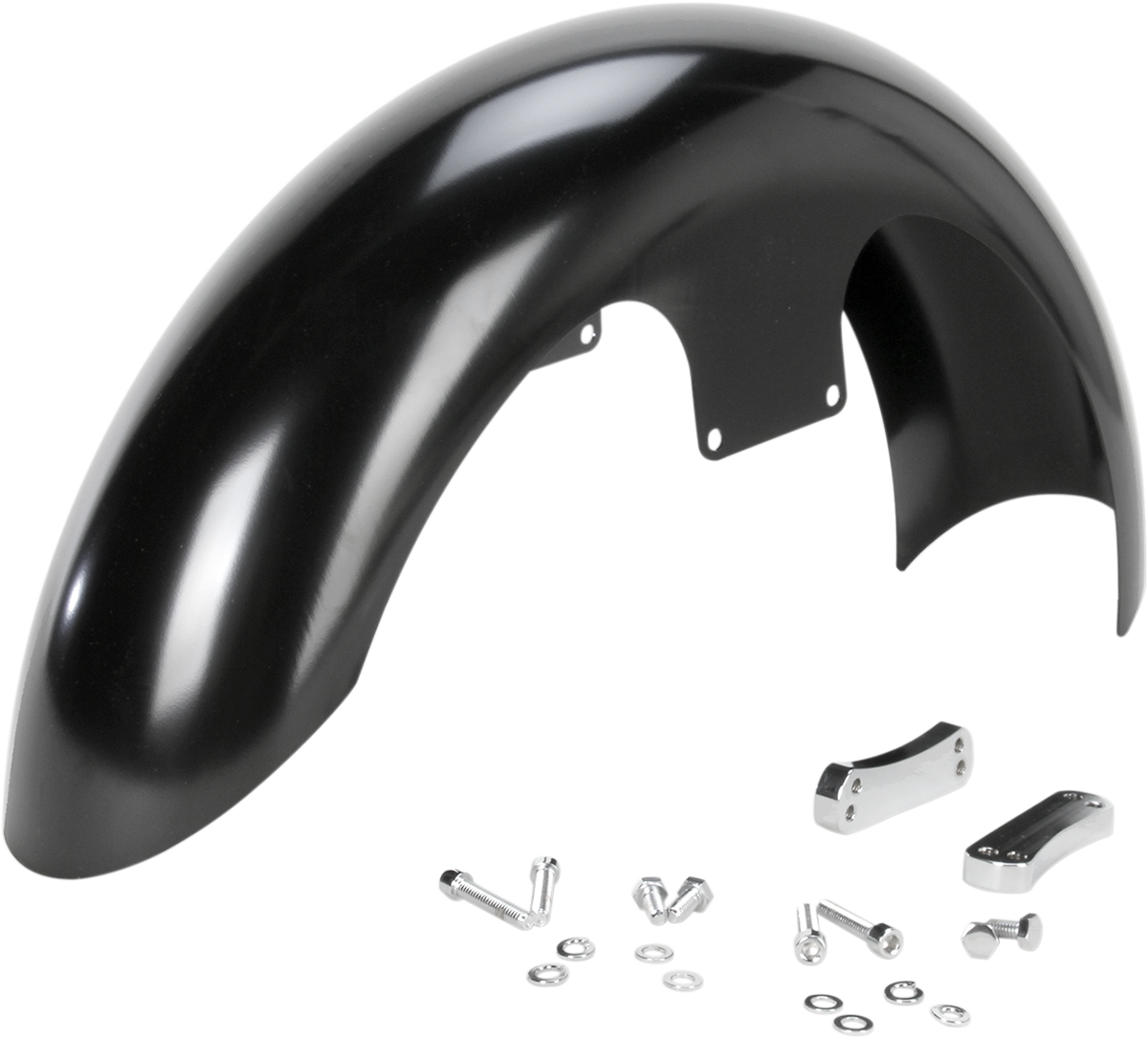 KLOCK WERKS Slicer Front Fender - Black - 16"-19" Wheel - HD Touring/Trike KWF-01-0102-2014