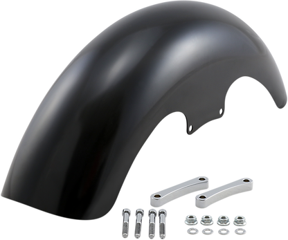 KLOCK WERKS Thickster Front Fender - Black - 16"-19" Wheel - HD Touring/Trike KWF-01-0110-2014