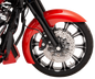 KLOCK WERKS Level Front Fender - Black - 16"-19" Wheel - HD Touring/Trike KWF-01-0112-2014
