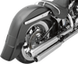 KLOCK WERKS 4" Stretched Rear Fender - Frenched - HD Softail '00-'17 KWF-02-0302