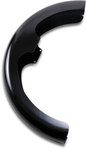 KLOCK WERKS Wrapper Front Fender - Black - 19" Wheel - HD Dyna/FXR/Sportster KWF-03-0002