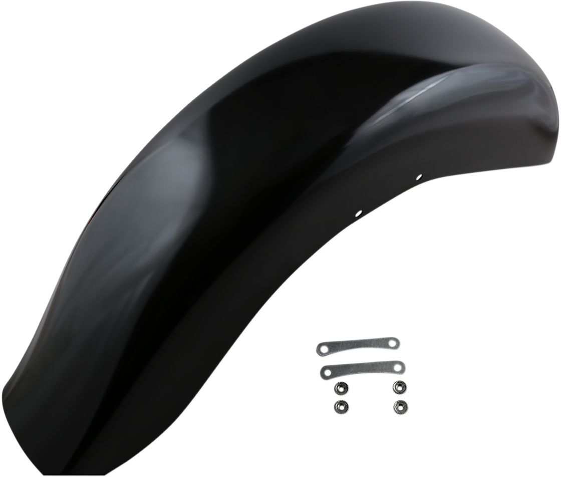 KLOCK WERKS Benchmark Front Fender - Black - 16"-19" Wheel - HD Softail/Touring KWF-02-0463