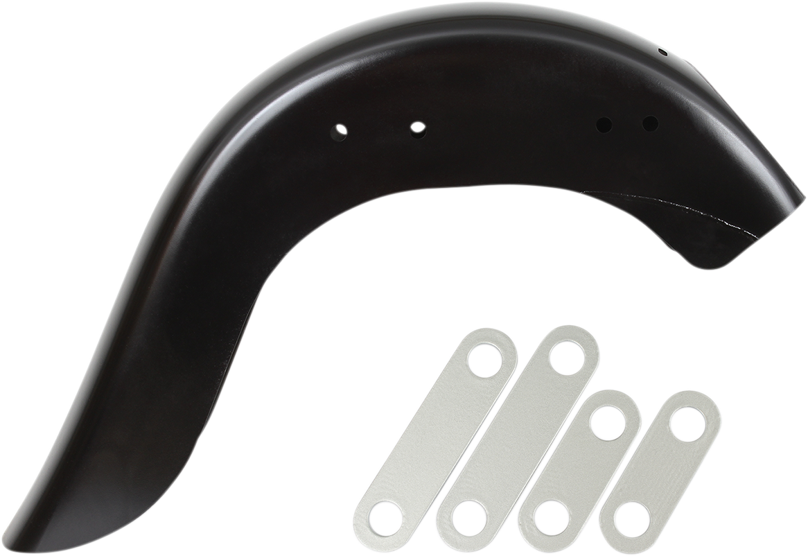 KLOCK WERKS Benchmark Rear Fender - Smooth - HD Softail/Touring '18-'26 KWF-02-0488-S